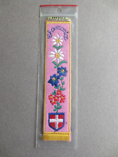 Embroidered bookmark chamonix for sale  NORWICH