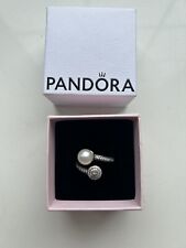 Pandora pearl ring for sale  LEATHERHEAD