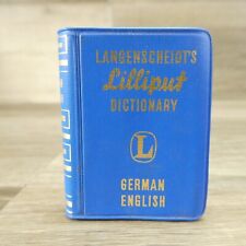 1964 Langenscheidts Lilliput alemão inglês tradução mini dicionário vintage comprar usado  Enviando para Brazil