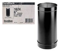 Usado, Tubo de estufa de pared única DuraVent® 6DBK-24 DuraBlack, 6"D x 24"L, negro segunda mano  Embacar hacia Argentina