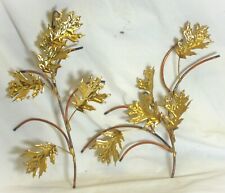 Pair metal golden for sale  Birch Tree