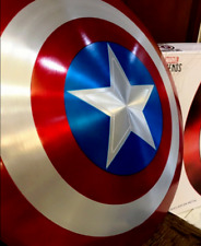 Usado, Réplica 1:1 Avengers Metal Shield 75 aniversario Capitán América Shield segunda mano  Embacar hacia Argentina