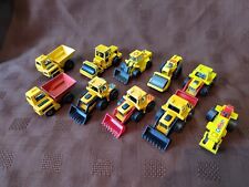 VINTAGE MATCHBOX LESNEY CORGI MAJORETTE CONSTRUCTION VEHICLES - DIGGERS DOZERS for sale  Shipping to South Africa
