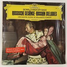 RUSSIAN MELODIES LP M- (Romances & Folk Songs) Boris Christoff, D. Liakoff DGG, used for sale  Shipping to South Africa