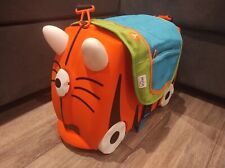 Melissa & Doug Trunki Orange Tiger - Kids Youth Rolling Ride On Suitcase Luggage for sale  Shipping to South Africa