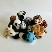Soft Toy Cuddly Plush Stuffed Animal Plushie Bundle x9 inc Panda Tiger Lemur etc for sale  MALMESBURY