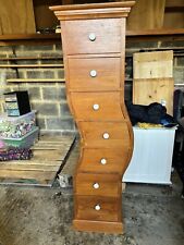 Curvy wooden tall for sale  OTLEY