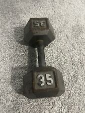 Barbell 35lb cast for sale  Fort Wayne