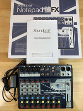 Soundcraft notepad 12fx for sale  Colorado Springs