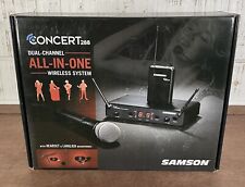 Sistema de microfone sem fio Samson Concert 288 All-In-One canal duplo comprar usado  Enviando para Brazil
