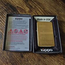 Zippo lighter brass for sale  Shipping to Ireland