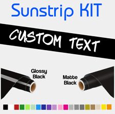 Custom sunstrip windscreen for sale  UK