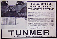 Publicité 1921 tunmer d'occasion  Longueil-Sainte-Marie