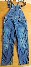 Vintage LEE bib overalls Button fly Work wear pre-owned for sale  Shipping to South Africa