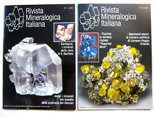 Lotto rivista mineralogica usato  Solza