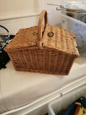 vintage wicker picnic basket for sale  PERTH