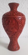 Antike rotlack vase gebraucht kaufen  Rauschw., Biesnitz, Weinhübel