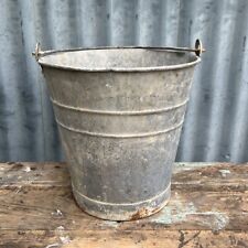 Vintage galvanised bucket for sale  Shipping to Ireland