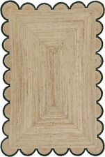 Usado, Alfombra vieira estilo yute trenzado natural alfombra aspecto rústico alfombra sala de estar moderna segunda mano  Embacar hacia Argentina