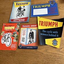 Vintage triumph cycle for sale  LONDON