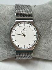 Ladies OBAKU V133LXCIMC Silver Tone Mesh Band Quartz Watch New Battery for sale  Shipping to South Africa