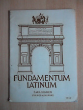 Fundamentum latinum paradigmen gebraucht kaufen  Stutensee