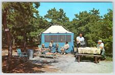 1967 North Truro área de camping Cape Cod mesa picnic tienda sillas de césped $2 por noche segunda mano  Embacar hacia Argentina