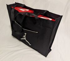 Bolsa tote Nike Air Jordan JUMPMAN 15" x 10" preta comporta 2 caixas de sapatos NOVA, usado comprar usado  Enviando para Brazil