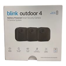 Sistema de seguridad de 3 cámaras Blink Outdoor 4 1080p Wi-Fi exterior - negro, usado segunda mano  Embacar hacia Argentina