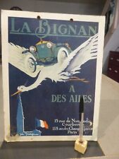Carton publicitaire lithograph d'occasion  Toulon-