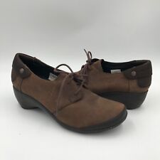 Merrell Oxfords Shoes Women 9 Veranda Lace Butter Rum Brown Air Cushion Comfort, used for sale  Shipping to South Africa