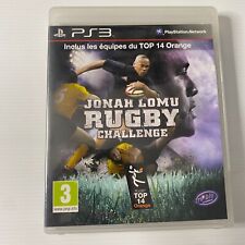Jonah Lomu Rugby Challenge PS3 Game Top 14 Orange for sale  Shipping to South Africa