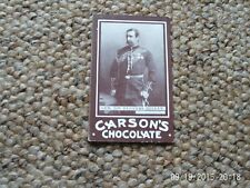Carson chocolate. sir for sale  LOWESTOFT