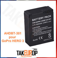 Usado, BATTERIE pour GOPRO  HERO 3 - AHDBT-201 AHDBT-301 AHDBT-302 - Battery - 1600mAh  comprar usado  Enviando para Brazil