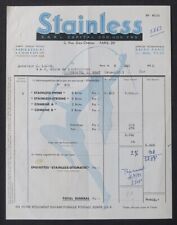 1952 paris invoice d'occasion  Expédié en Belgium