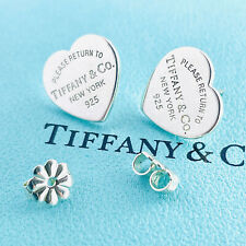 Genuine UK Tiffany & Co Silver 925 Return to Love Earrings, used for sale  UK