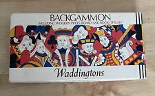 Vintage waddingtons backgammon for sale  UK