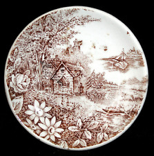 Brown aesthetic transferware for sale  Montague