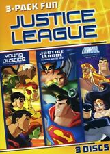 Used, Justice League DVD DC Comics 3-Pack Fun 3 Disc Set Cartoon Series Superman GREAT for sale  Shipping to South Africa