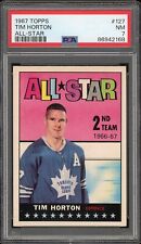 Usado, 1967-68 Topps #127 Tim Horton HOF AS PSA 7 GH01 All Star Toronto Maple Leafs comprar usado  Enviando para Brazil