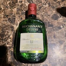 Garrafa vazia de uísque escocês Buchanans DeLuxe 12 anos - 750ml comprar usado  Enviando para Brazil
