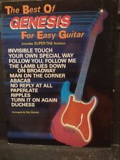 Genesis Songbook Easy Guitar Best Of Super-Tab Notation Book 1987 Novo Estado  comprar usado  Enviando para Brazil