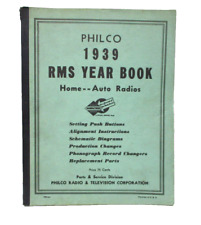 Philco 1939 RMS Ano Livro Casa Auto Rádio Reparo Catálogo Vintage Colecionável, usado comprar usado  Enviando para Brazil