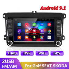 Android 9.1 7" 2 DIN Autoradio GPS NAVI WIFI Pour VW GOLF 5 6 PASSAT POLO Caddy d'occasion  Aubervilliers
