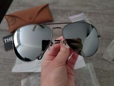 Óculos de sol aviador RAY-BAN RB3025 lente prata, armação Gunmetal 58mm comprar usado  Enviando para Brazil