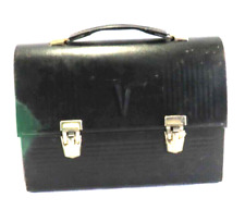 vintage black metal lunch box for sale  North Smithfield