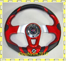 Usado, Volante Universal 320mm Auto Car F1 Sport Speed Racing F-1 vermelho DL604 comprar usado  Enviando para Brazil