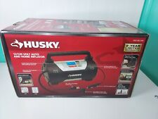 New in Open Box Husky 12/120 Volt Auto and Home Inflator HD12120B Air Compressor for sale  Woodruff