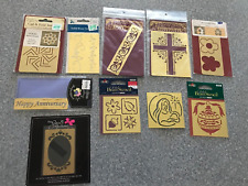 Brass embossing stencils for sale  Gering
