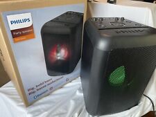Sistema de altavoces portátiles Philips - negro (TANX100/37), luces de karaoke Bluetooth segunda mano  Embacar hacia Argentina